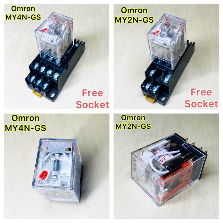 Authentic Omron Power Relay MY2N-GS / MY4N-GS | Lazada PH