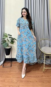 Daster Ruffle Bunga Dress Bunga Kekinian Daster Rayon Premium Best Seller Daster Viral Terlaris