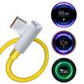 สาย Xiaomi 6A USB Type-C 120W สายค่าเทอร์โบข้องอ Esports สำหรับ Xiaomi 15 14T Pro 13 Redmi 13C 14C A3 Note 12 14 15 Pro Poco C85 C75 5G C55 M7 m6 F6โปร F7 X6พิเศษ X5โปร X3 Black Shark 5 Redmebook Pro. 