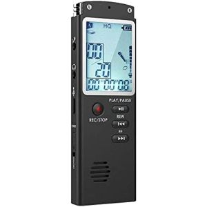Voice Recorder T60 Professional Recording Digital Voice Audio Recorder with Playback Dictaphone for Lectures Meet