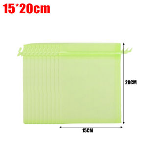 100/50Pcs Fruit Protection Bags with Drawstring Fruit Protection Mesh Bag Protective Pouches for Strawberry Organza Gift Bags