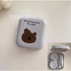 Eyeshare Softlens 1 Pasang Lensa Kontak Ungu Provence Seri Doll Eyes 14.5mm Lensa Kontak Manis dan Lucu