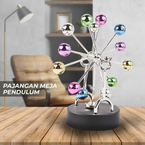 Pajangan Meja Kerja Belajar Kantor Aesthetic Unik Mewah Pendulum Newton Perpetual Model Ferris Wheel