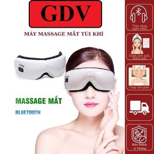 [Tặng sạc + cáp] Máy Massage Mắt GDV Kết Hợp Chế Độ Rung Kết Nối Bluetooth Làm Giảm Căng Thẳng Mệt Mỏi Và Lưu Thông Máu Cho Mắt - Hàng Chính Hãng