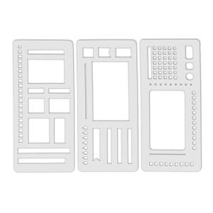 Permanent Plastic Framework Journal Templates With Tickbox Trackers Multiple Size Templates For Creative Note Organization