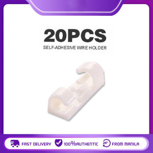 20pcs Cable Organizer Clips Wall Desk Cable Organizer Cord Holder Wall Cord Holder Clip Clips Cable fixation cable wall clip