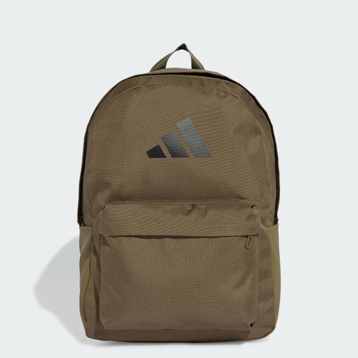 adidas Lifestyle Classic Bar Logo Backpack Unisex Green IS7051