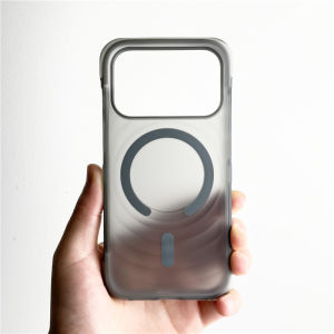 For Magsafe Matte Original Airbag Ripple c Case For iPhone 17Pro 16 16Pro 17Pro Max Anti-fall Wireless Charger Hard Cover