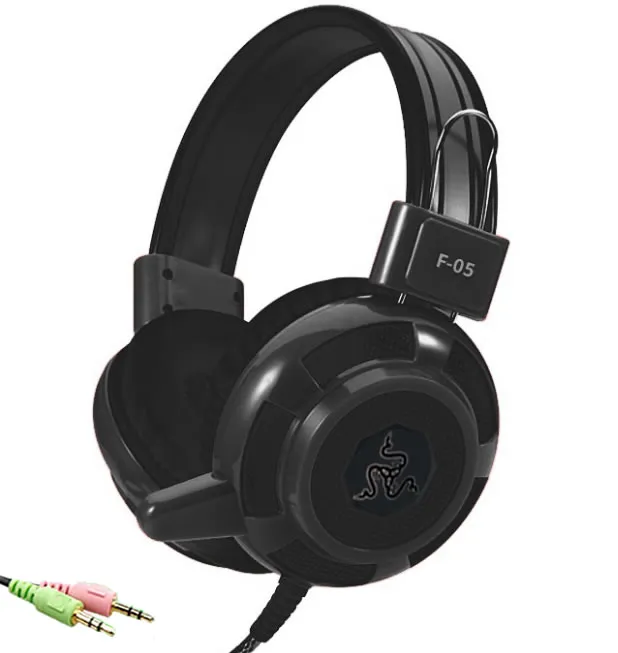 Razer F05 stereo gaming headset with microphone 3.5mm plug 5 58 6