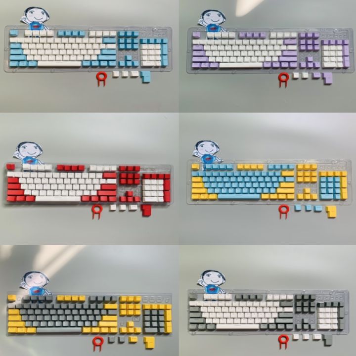 Oem Backlit Keycaps Set 104 Key ABS Keycap Ergonomic Cute Key Cap for ...