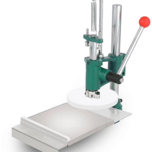 Manual na Pizza Dough Press Machine para sa Perfectong Pizza Crust - Madaling Gamitin at Makapal ang Build Para sa Pangmatagalang Paggamit sa Mga Pizzeria at Tahanan