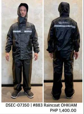 Original SEC Motorcycle Raincoat (Top & Pants Set) – Waterproof & Durable