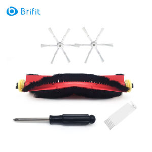 Brifit แปรงหลักแบบถอดได้สำหรับกวาด สำหรับ Roborock S55 T4 T6 Xiaomi S50 S51 S6 S60 S65 S5 Max T6 Hoover Roller Brush ทำความสะอาดง่ายแปรงที่ถอดออกได้อุปกรณ์เสริม