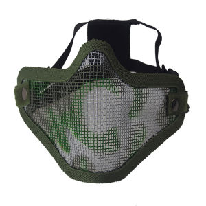 Mặt nạ Paintball quân sự Breathable Low Carbon Steel Mesh Bảo vệ Mặt nạ bắn Mặt nạ bán chiến thuật quân sự