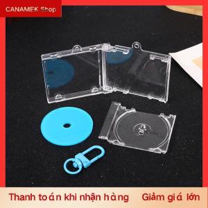CS Trống Album CD trường hợp Keychain Mặt dây chuyền Mini CD Player Keyring thiết bị ngoại vi kỷ niệm Album Key chủ DIY Túi treo trang trí