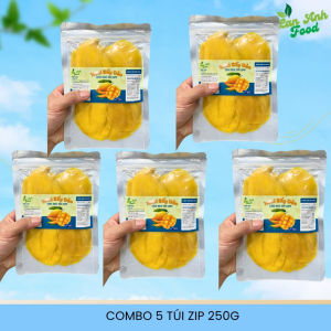 Xoài sấy dẻo Lan Anh Food 250g 500g nguyên bản và muối ớt chất lượng cao sạch sẽ đảm bảo VSATTP