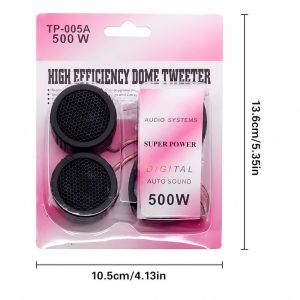 Mini Car Tweeter Speaker High Frequency Audio Loudspeaker