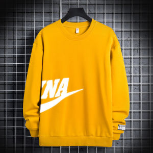 2020 Solid Color Men Sweater Simple Letter Pullovers Male Fashionable Autumn Casual Streetwear Sweatshirt
