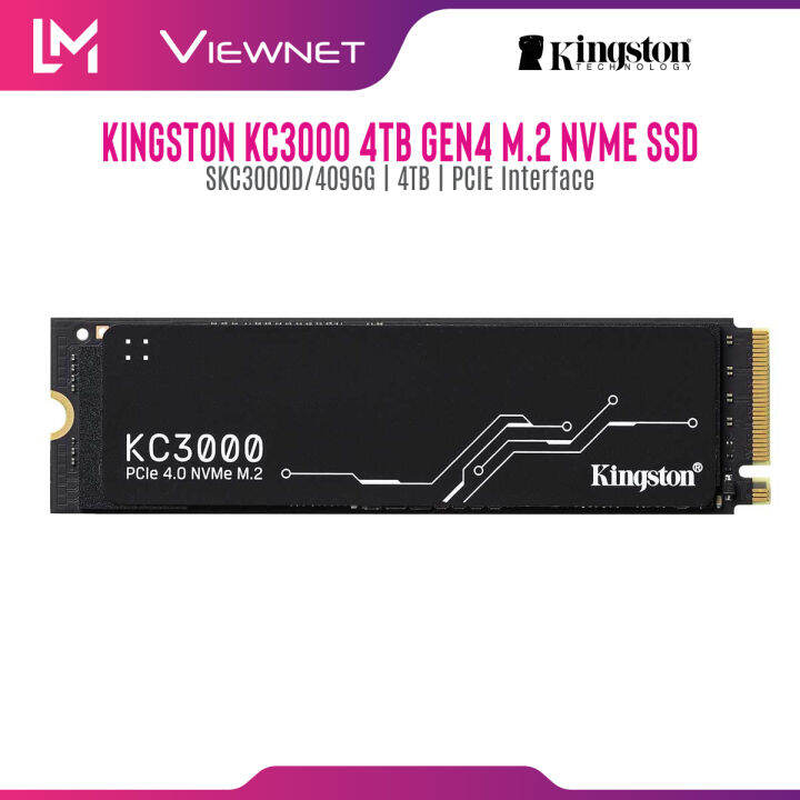 Kingston KC3000 M.2 2280 NVME GEN4 PCIE 512GB/ 1TB/ 2TB / 4TB KC3000 PCIe  4.0 NVMe M.2 SSD High-Performance Storage for Desktop and Laptop PCs Solid  State Drive SSD | Lazada