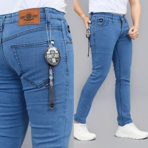EIGHT LIGHT DENIM TERLARIS Celana Jeans Pria Panjang Hitam Naomi Premium 100% Slim Fit Stretch Melar Terbaru