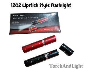 1202 LIPSTICK STYLE FLASHLIGHT LED RECHARGEABLE Include Charger in the box - Pocket Size