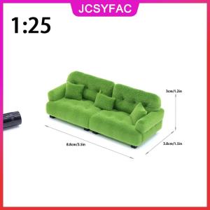 JCSYFAC Dollhouse mô phỏng đổ xô sofa mô hình Dollhouse mini phòng khách đồ nội thất trang trí phụ kiện giả vờ chơi đồ chơi
