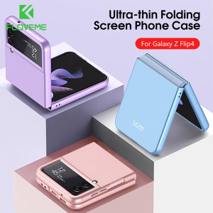 FLOVEME Hard PC Ultra-thin Phone Case For Samsung Galaxy Z Flip 4 5G Matte Anti Fingerprint Anti-oil Stains Folding Protective Shockproof Back Cover For Galaxy Z Flip 4