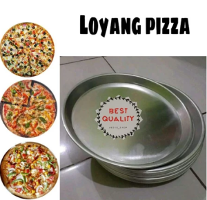 1 buah Loyang pizza / Loyang bulat ceper / Cetakan pizza mini / Loyang pie kecil