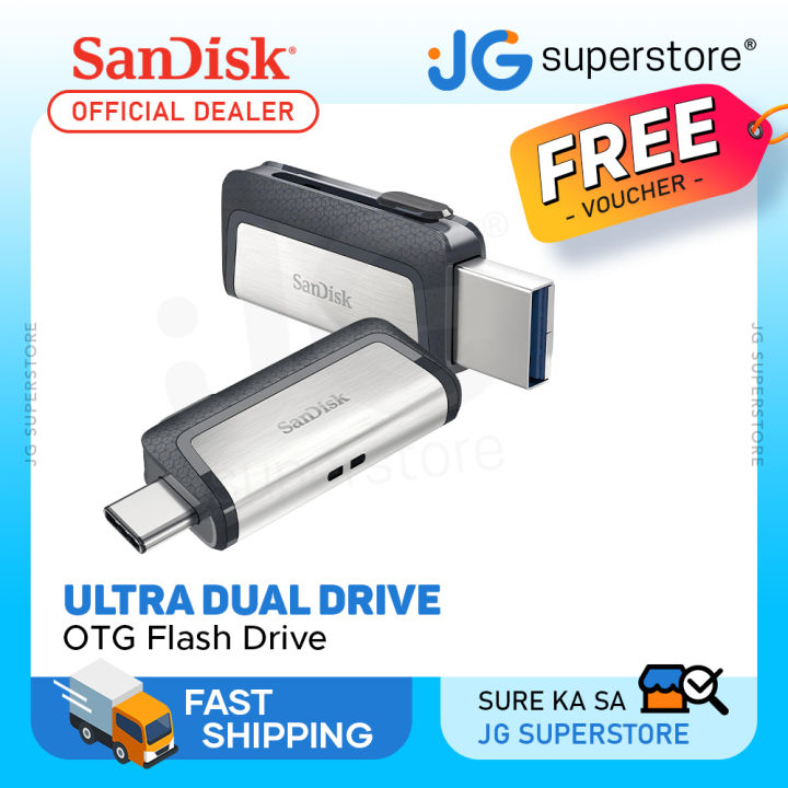 SanDisk Ultra Dual Drive 32GB 64GB 128GB 256GB USB Type-C USB A