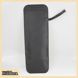 [Hilldora] Black PU Leather Umbrella Cover Case Portable Waterproof Umbrella Storage Pocket Umbrella Bag Portable Umbrella Cover