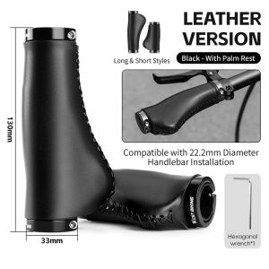 2026 WEST BIKING Bike Grips Ergonomic MTB Handlebar Cover For Variable Speed Bike Anti-slip Shock Absorption Bicycle Grips Bike Parts