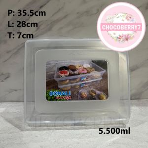 Kotak Makan All Size Food Container Box Container Penyimpanan Mutiarapack Kotak Kue Kotak Donat KMP Kotak Jajanan Bekal Jualan