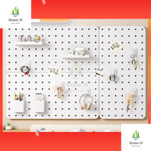 Pegboard Set Peg Board Organizer Shelves for Wall DIY Decorat Wall Hanging Rack Home Decoration