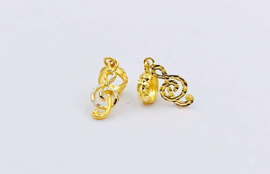 MJ Jewellery Gold Music Note Charm P49 375 Gold & 916 Gold