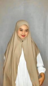Pashmina Oval Non Pad Hijab Terlaris Bahan Jersey Premium