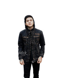 Jaket Jeans Model Resleting Topi: Jaket Pria Kasual Berkualitas