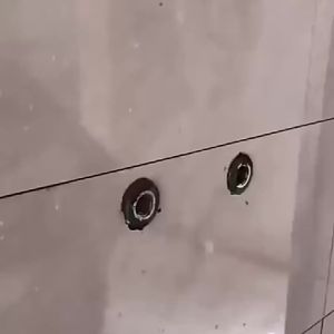 LDIES S-shape 1/2" NPT connectors offset adapters mounting hardware kit for bathroom wall clawfoot tub faucet exposed shower system Q8Z3P
