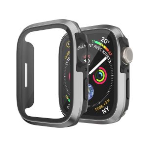 Metal Watch Case for Apple Watch Series 9 Screen Protector 8 7 6 5 4 SE Ultra 45mm 44mm 41mm 40mm