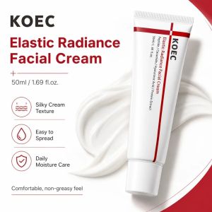 KOEC Elastic Radiance Facial Cream with Peptides Ceramides & Centella Asiatica Soothing Moisturizer for Face Cream 1.69 Fl. oz2026