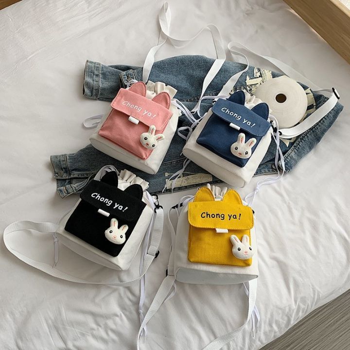 Túi Vải Đeo Chéo Hình Tai Thỏ Cực Kì Dễ Thương Cho Bạn -Túi đeo hình ...