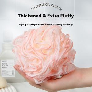 PaulWeekend ฟองน้ำสำหรับอาบน้ำใหญ่พิเศษสุดหรูสำหรับการขัดผิวด้วยฟองและอ่อนโยนอ่อนโยนอ่อนโยนทนทานและดอกไม้ห้องอาบน้ำไม่กระจายตัว