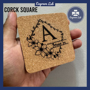 Personalized Laser Engraved Wood Coaster | Gift Tokens Souvenir | Engrave LAB