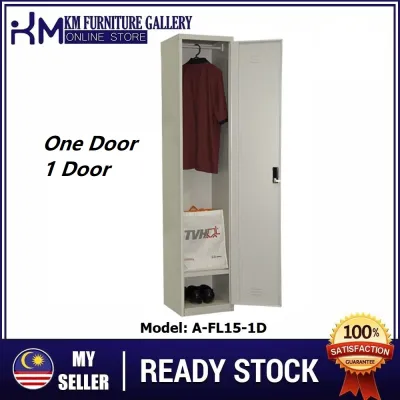 KM Furniture Gallery One Door/Two Door Compartment Steel Locker (**Recommend for Hostel Used)