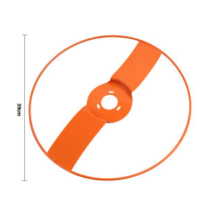ใบมีดตัดหญ้า 3 เหลี่ยม สามแฉก แดง-ดำ หนา 3 มิล ( รุ่นใหม่ ) คม ทนทาน เหล็กคุณภาพเครื่องสะพายบ่า
