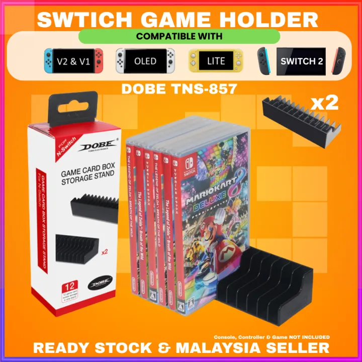 Oles Switch DOBE Nintendo Switch OLE V2 Lite Game Card Disc Case Storage Rack Stand ...