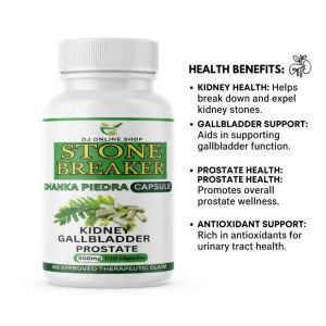 CHANCA PIEDRA CAPSULE 500mg Anti-Kidney Stones and Gallstones Breaker Health 100 Capsule