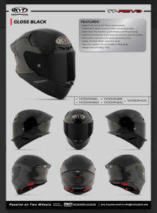 Nón bảo hiểm Fullface KYT TT REVO chính hãng - Mũ bảo hiểm Fullface Fullbox siêu đẹp nhiều màu