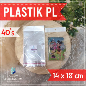 Plastik Display 14x18 Cm Tebal 40 mic isi 100 lembar / Plastik Perlize / Plastik Gantung Untuk Kemasan Aksesoris & Snack
