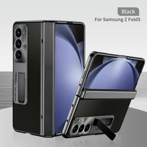 Samsung Z Fold 5 Xundd Ice breaking electroplating series Case with bracket