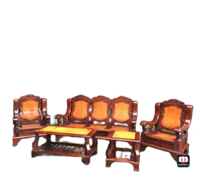 Bàn Ghế Gỗ Tràm Mai Nhỏ Bộ salong phong khách cao cấp Bộ bàn ghế gỗ tràm Bộ Salon Nhỏ Gỗ Tràm Mặt Hồng Đào Kiểu Đài Loan
